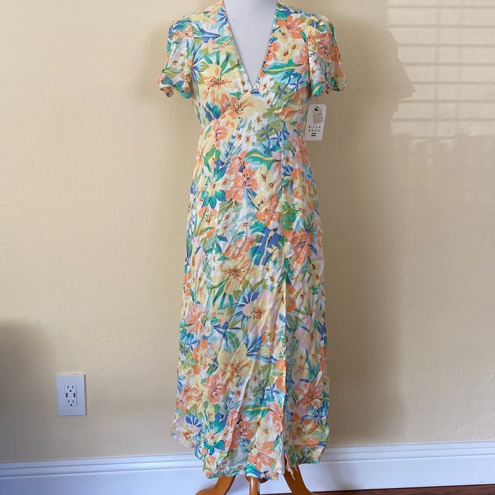 NWT Billabong Jet Set MIDI Dress Size S